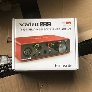 Focusrite Scarlett Solo 3rd Gen USB AudioInterface
